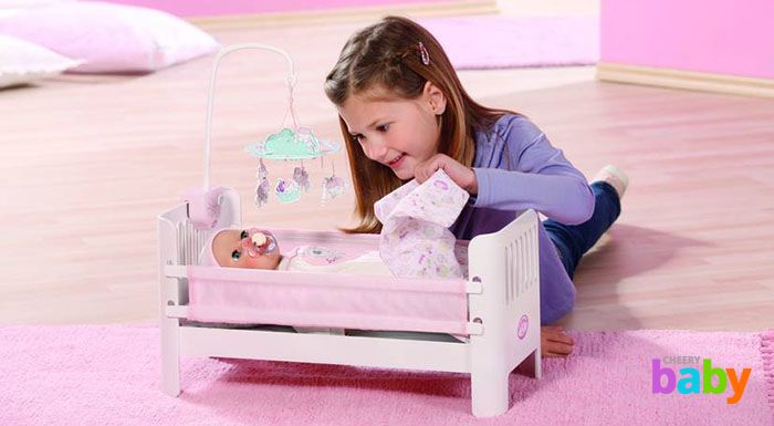 Музыкальная кроватка для куклы Baby Annabell Bed with Lullaby