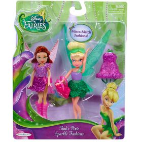 Disney Fairies 818020 Дисней Фея 11 см., кукла с волосами и платьем (3 (в ассортименте) Disney Fairies