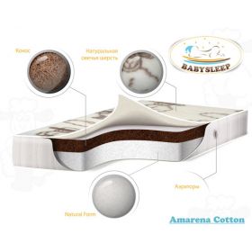 премиум класса Amarena Cotton 125x65 Babysleep