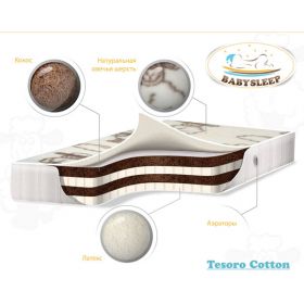 премиум класса Tesoro Cotton 125x65 Babysleep